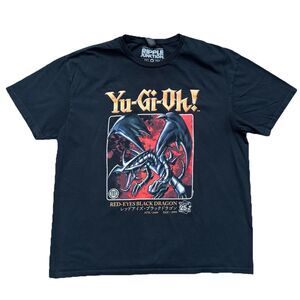 Yu-Gi-Oh Red-Eyes Black Dragon T-Shirt XL Ripple Junction 25th Anniversary